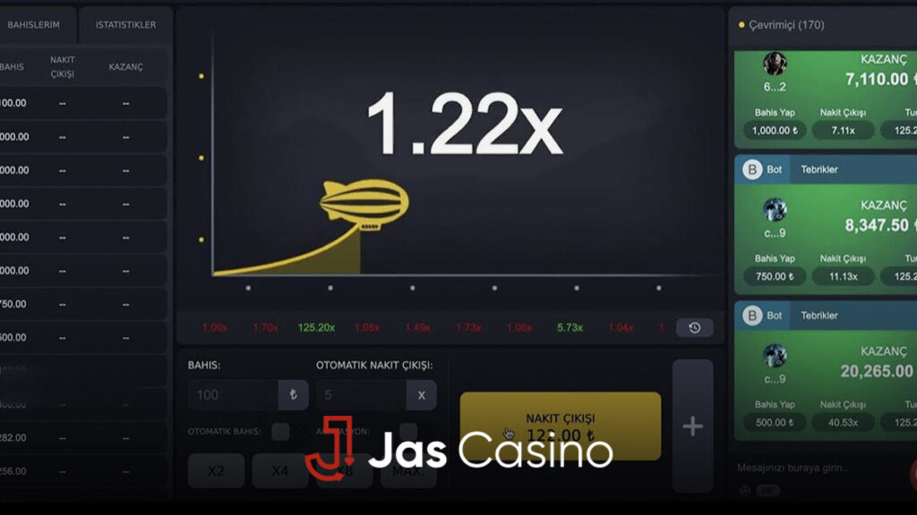 Jas Casino zeppelin oyunu