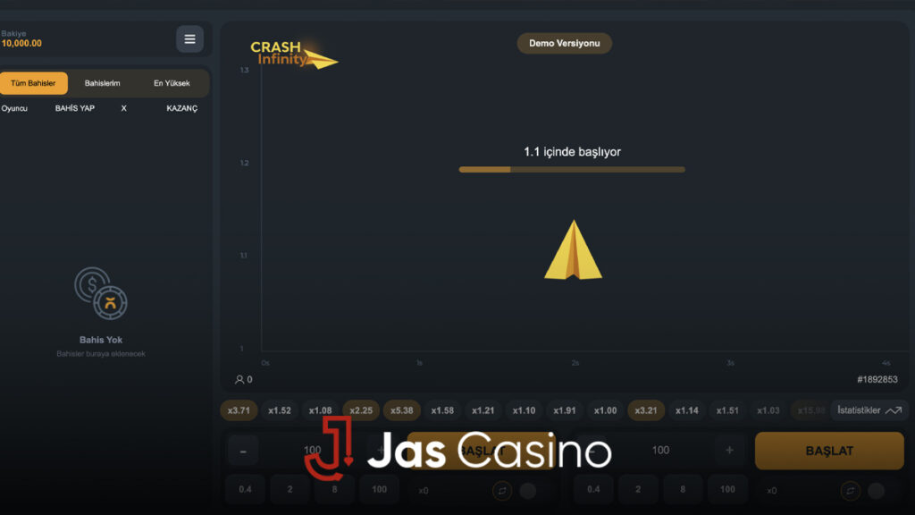Jascasino en iyi crash oyunlar